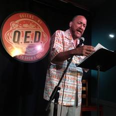 Oscar Sanders reads at Line Break #9 - click to view - mousewheel to zoom