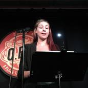 Amanda Claire Buckley reads at Line Break #11 - click to view - mousewheel to zoom
