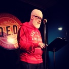 Host William Shunn reads at Line Break #17 - click to view - mousewheel to zoom