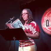 Sherese Francis reads at Line Break #19 - click to view - mousewheel to zoom